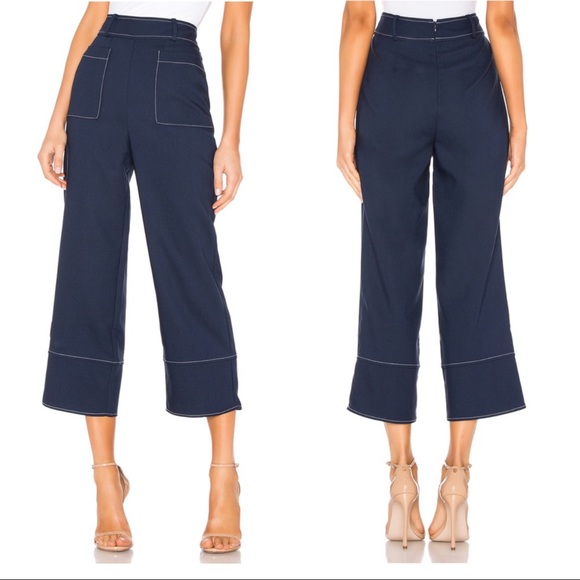 Lovers + Friends Hattie Pant Navy Size XXS - Picture 2 of 6